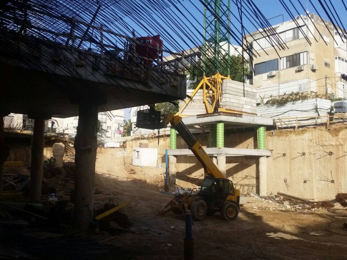 בית חולים אסותא תל אביב – חיזוק מבנה עם עוגן דבק כימי AC100Pro