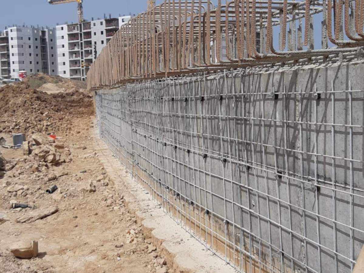 כביש קרית אתא – חיפוי אבן רטוב עם עוגן כימי דבק CT50Pro