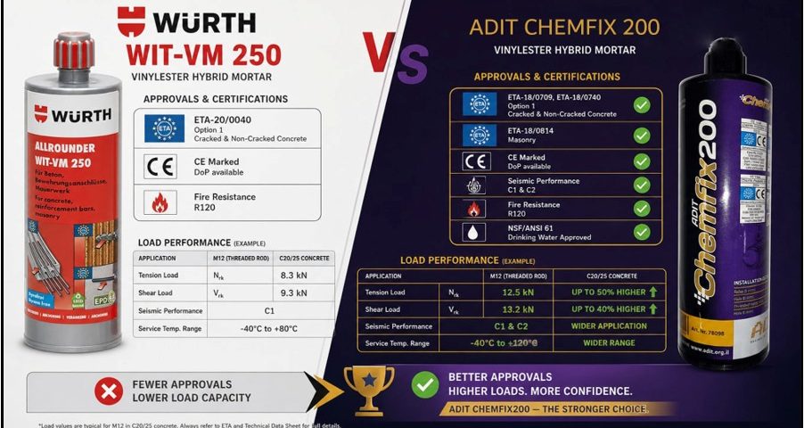 CHEMFIX200 vs VIT VM250